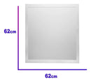 Kt5 Painel Led Quadrada Embutir 62x62 48w 6500k Branco Frio