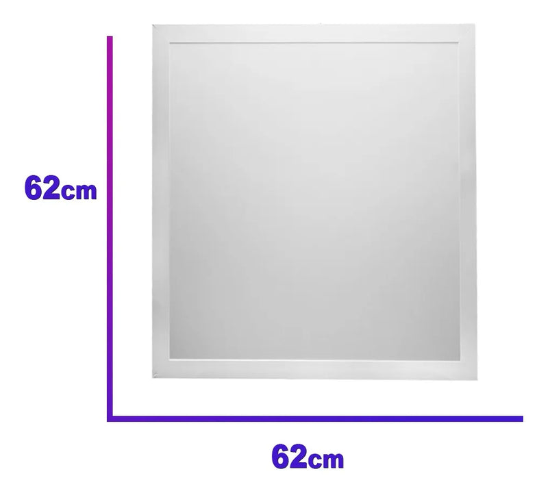 Kt5 Painel Led Quadrada Embutir 62x62 48w 6500k Branco Frio