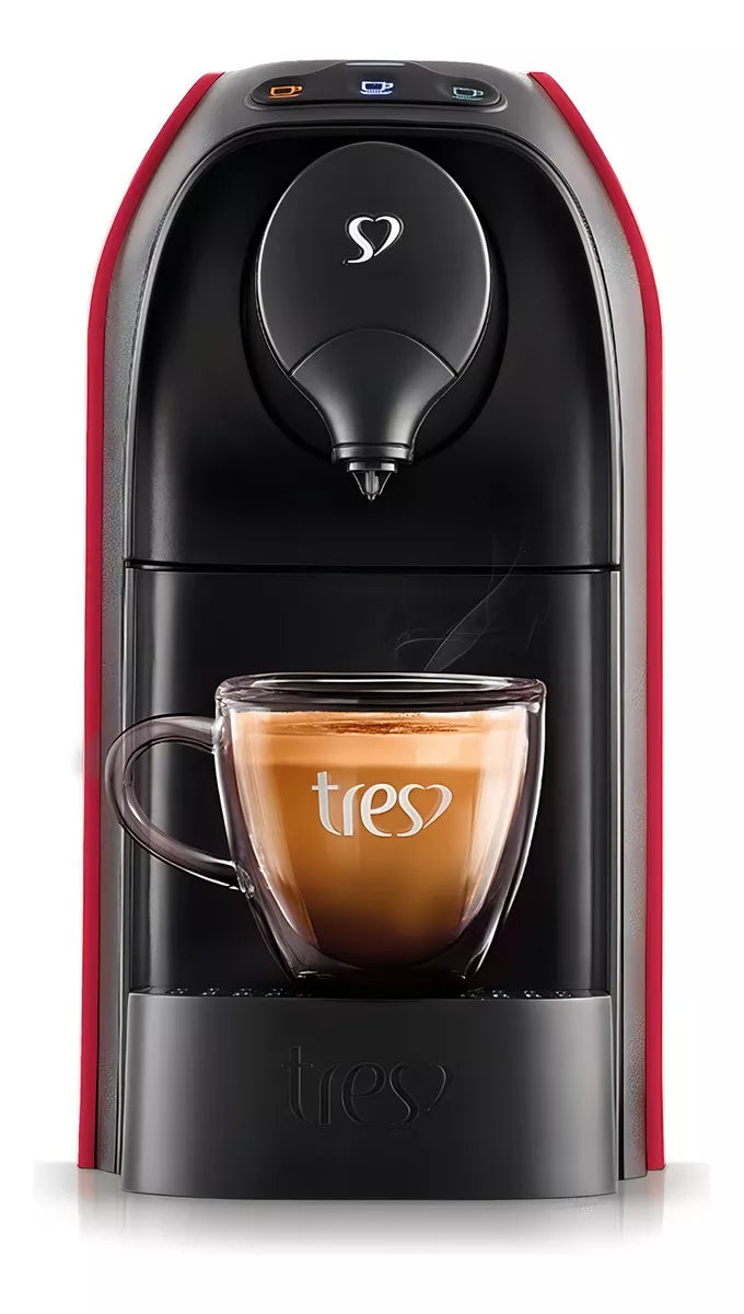 Cafeteira Espresso Passione Vermelha - TRES 3 Corações