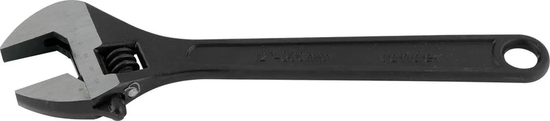 Chave Inglesa Ajustável Fosfotizada 12 Vonder Profissional Cor Preto