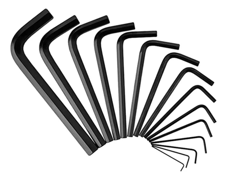 Kit Jogo Chaves Allen 30 Peças Milímetro E Polegada