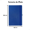 Caderneta Anotação A5 Executiva Tipo Moleskine Couro Sint.