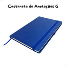 Caderneta Anotação A5 Executiva Tipo Moleskine Couro Sint.