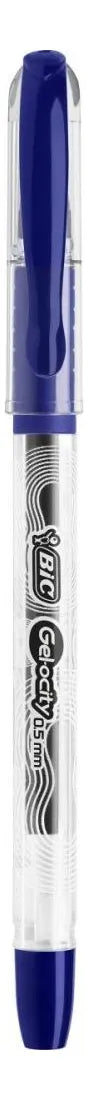 Caneta Gel Bic Gelocity Azul Caixa Com 12