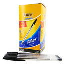 Caneta Bic Azul Esferográfica Cristal 50 Unidades 1.0 Mm Cx Cor do exterior Transparente