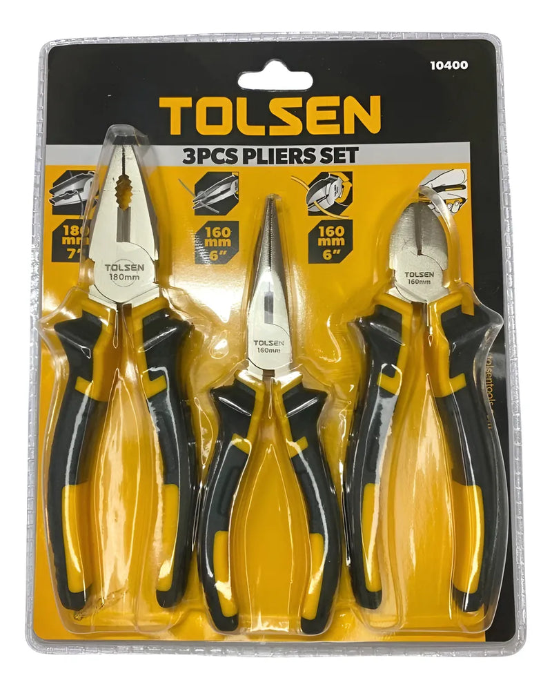 Kit 3 Alicates Crv - Universal, Bico E Corte