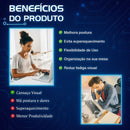 Suporte De Mesa Metal Para Tablet E Notebook Gira 360° Graus