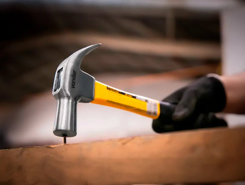 Martelo Unha 27 Mm Cabo De Fibra Emborrachada Vonder