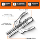 Bico Graxeiro Aplicador Graxa Bomba Engraxadeira Pneumática