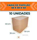 Caixa de embalagem Uv Embalagens Caixas Mudança 50x30x40 UV 40cm de altura x 30cm de lagura x 50cm de profundidade - Kit x 10u