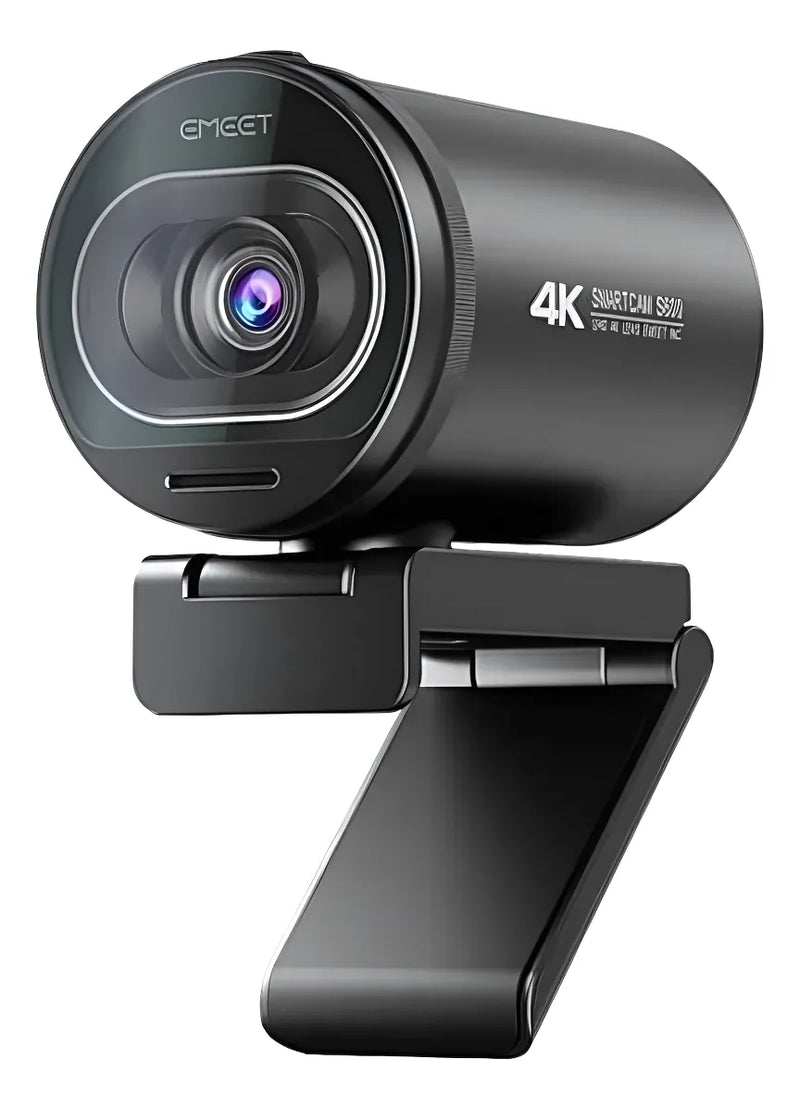 Webcam Emeet S600 Foco Automático 4k Full Hd 1080p 60fps Preto