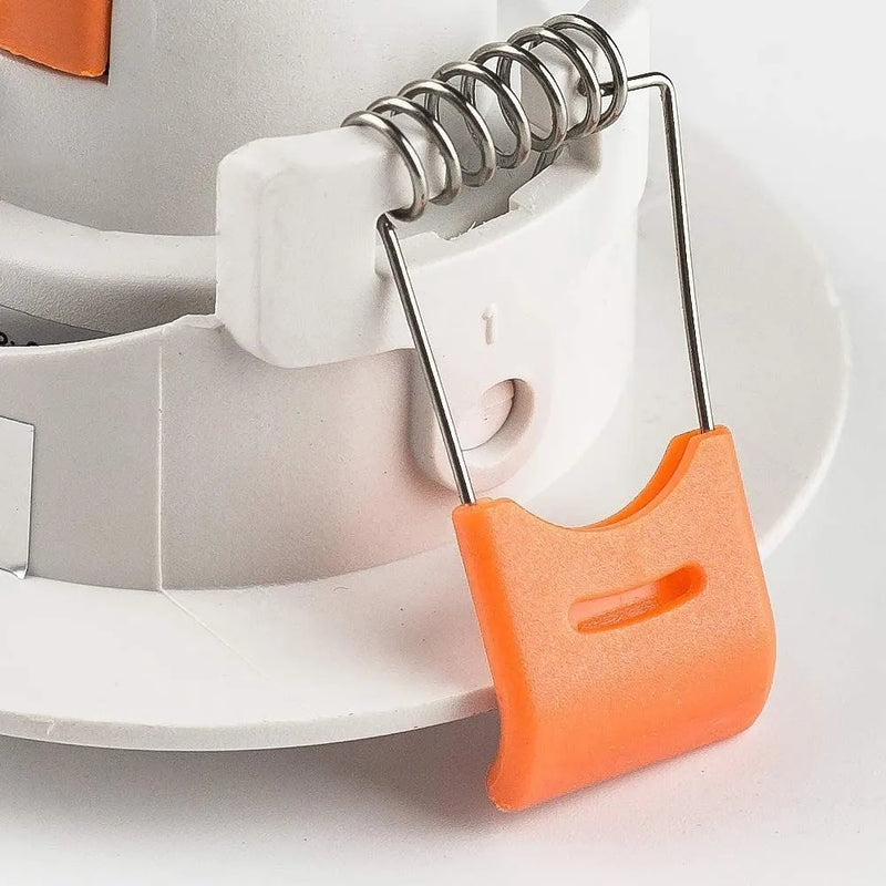 Kit 10 Spot Led 9w Redondo Direcionável Embutir Gesso Sanca