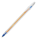 Caneta Esferográfica Bic Cristal Ponta Fina 0.8mm 50 Unidades Cor da tinta Azul