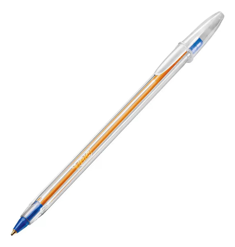 Caneta Esferográfica Bic Cristal Ponta Fina 0.8mm 50 Unidades Cor da tinta Azul